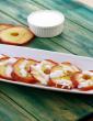 Apple Slices with Vanilla Cream ( Low Calorie Healthy Cooking)
