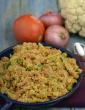 Grated Cauliflower with Peas (  Diabetic Recipe)