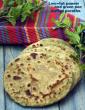 Low Fat Paneer and Green Peas Stuffed Parathas, Diabetic Friendly